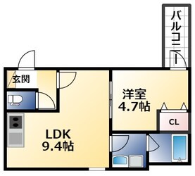 CASA友井の物件間取画像